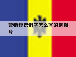 营销短信例子怎么写的啊图片
