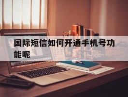 国际短信如何开通手机号功能呢