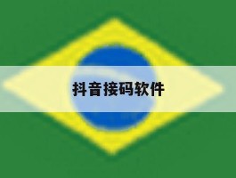 抖音接码软件