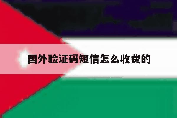 国外验证码短信怎么收费的 国外验证码短信怎么收费的