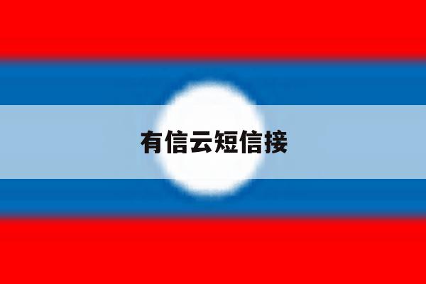 有信云短信接 有信云短信接
