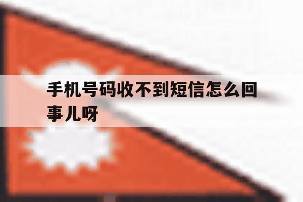 手机号码收不到短信怎么回事儿呀 手机号码收不到短信怎么回事儿呀