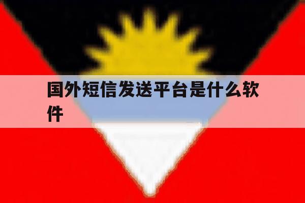 国外短信发送平台是什么软件 国外短信发送平台是什么软件