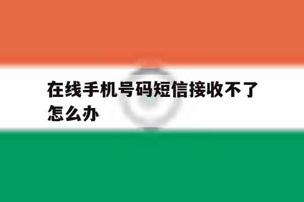 在线手机号码短信接收不了怎么办 在线手机号码短信接收不了怎么办